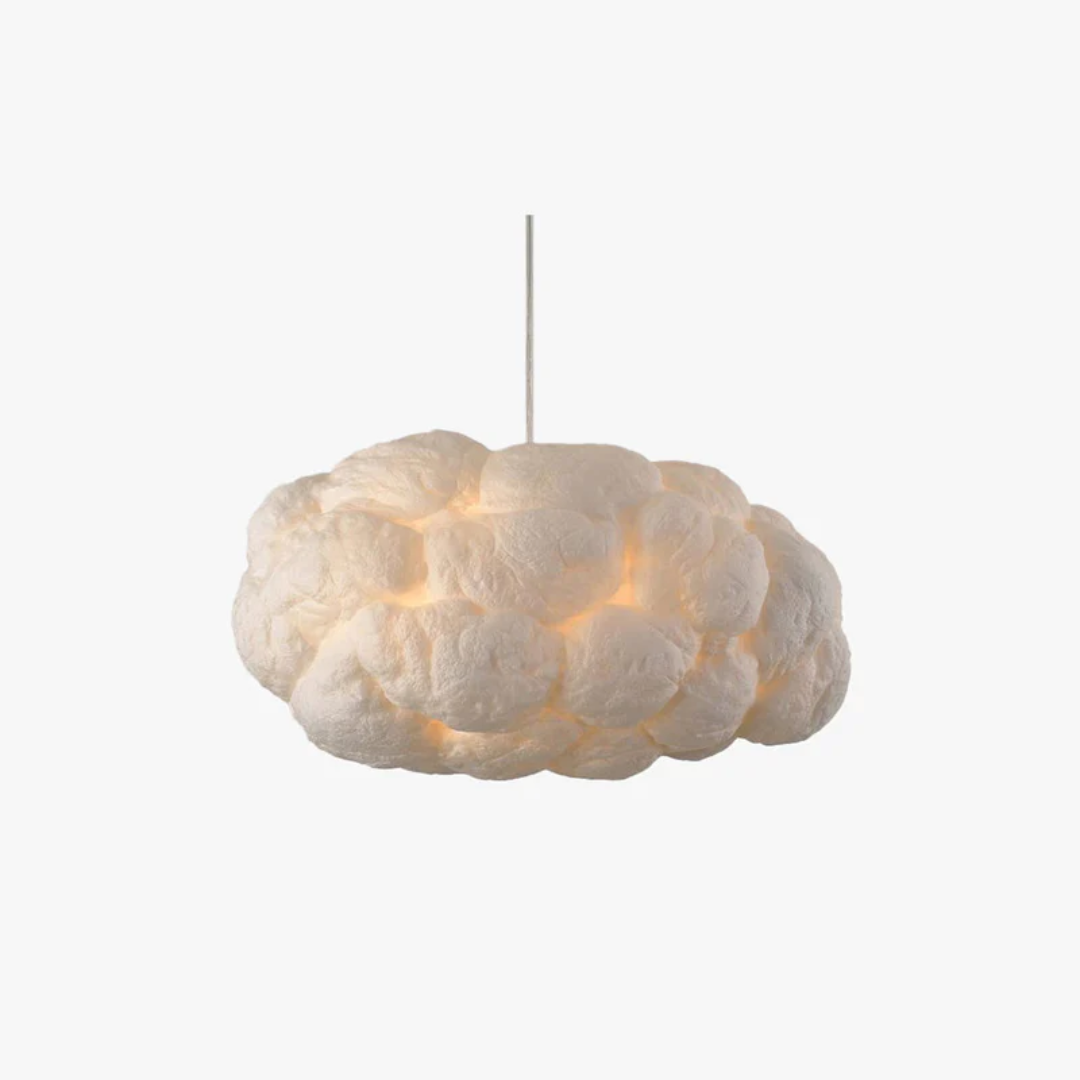 Design Cloud LED Hanglamp Wit PVC/Katoen - Nimbus