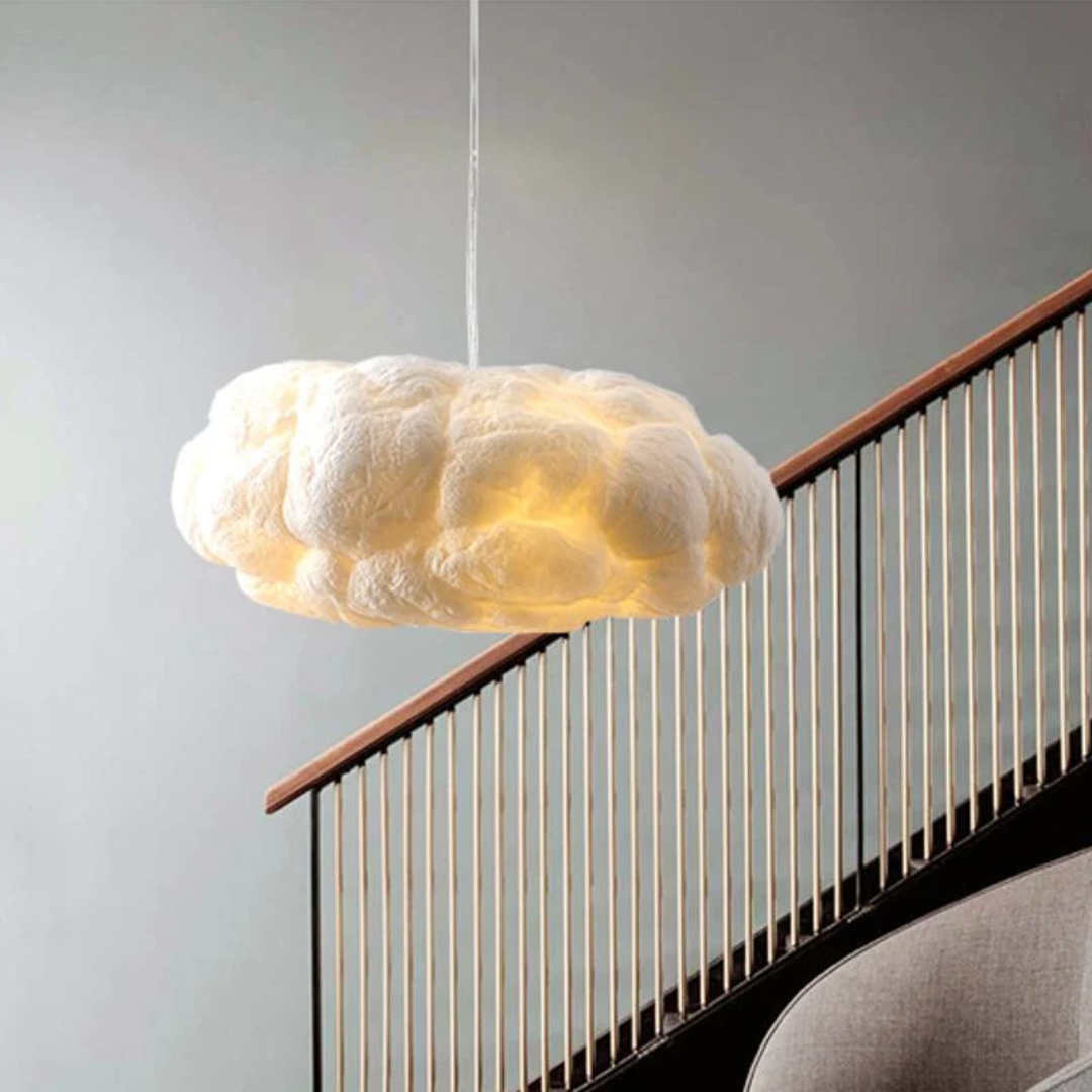 Design Cloud LED Hanglamp Wit PVC/Katoen - Nimbus