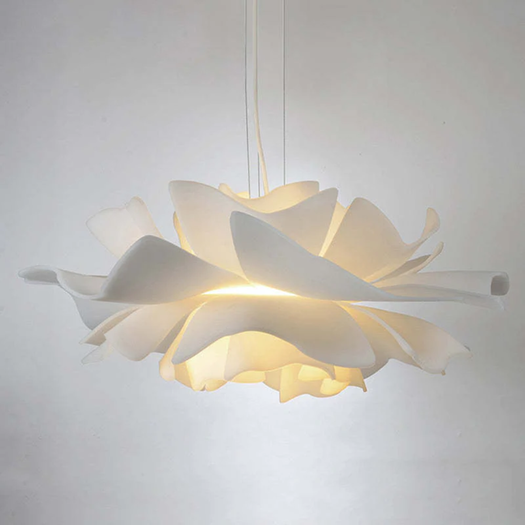 Design Hanglamp Bloem Wit Metaal - Sophia