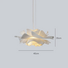 Design Hanglamp Bloem Wit Metaal - Sophia