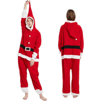 Comfortabele Santa Cosplay Onesie voor Volwassenen - SantaSnug