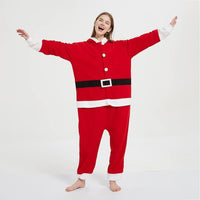 Comfortabele Santa Cosplay Onesie voor Volwassenen - SantaSnug
