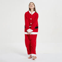 Comfortabele Santa Cosplay Onesie voor Volwassenen - SantaSnug