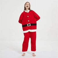 Comfortabele Santa Cosplay Onesie voor Volwassenen - SantaSnug