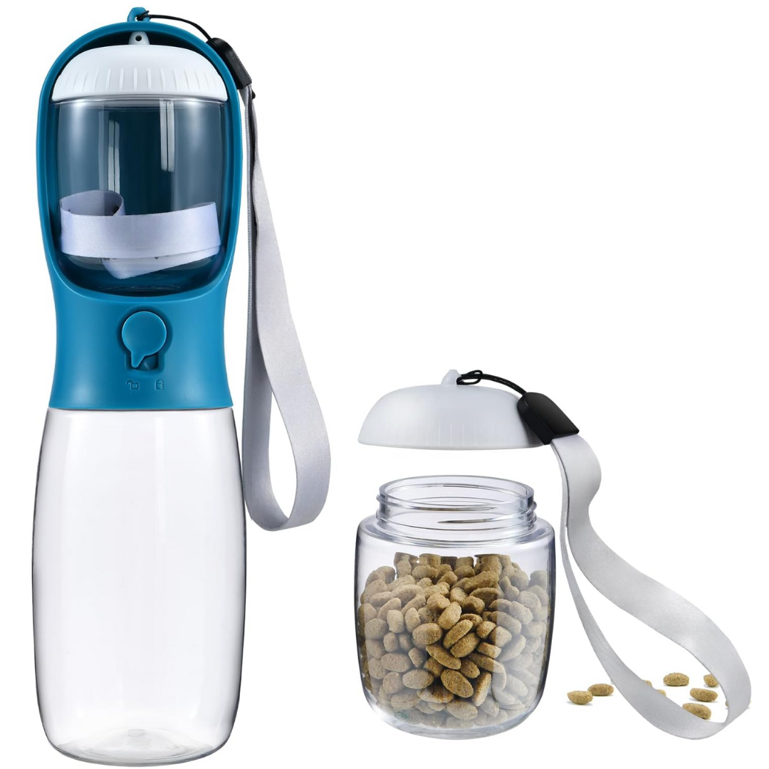 Draagbare Hond Drinkfles & Voedselcontainer