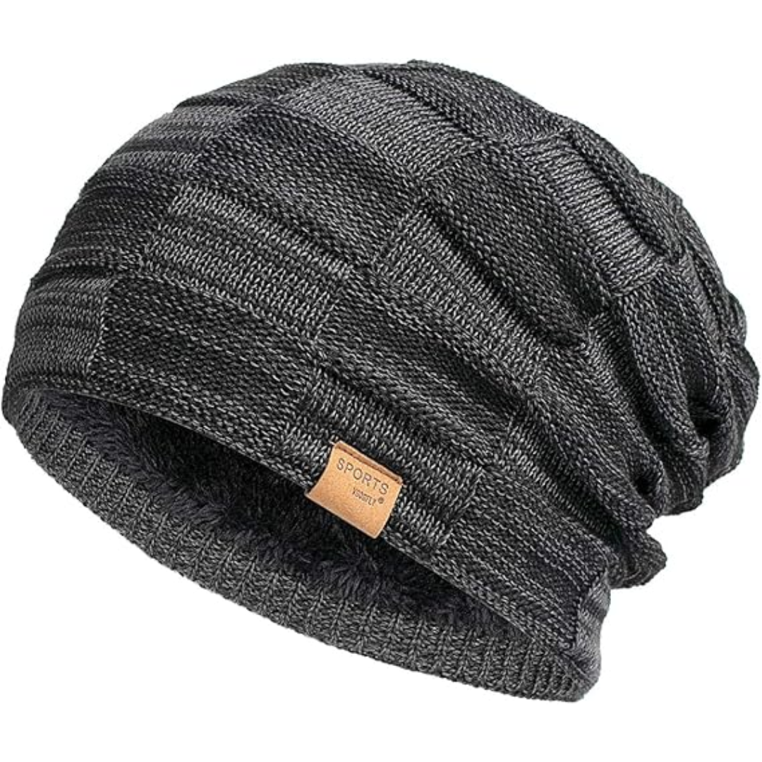 Slouch Beanie – Warme Gebreide Wintermuts - Luca