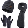 Heren Winter Beanie & Handschoenen Set - Victor