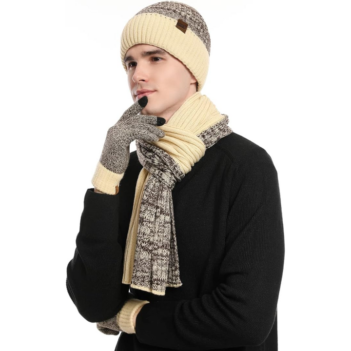 Heren Winter Beanie & Handschoenen Set - Victor