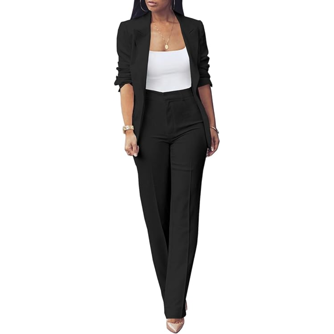 Trendy Dames Blazer Set - Quina