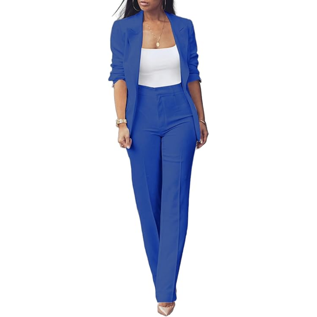 Trendy Dames Blazer Set - Quina