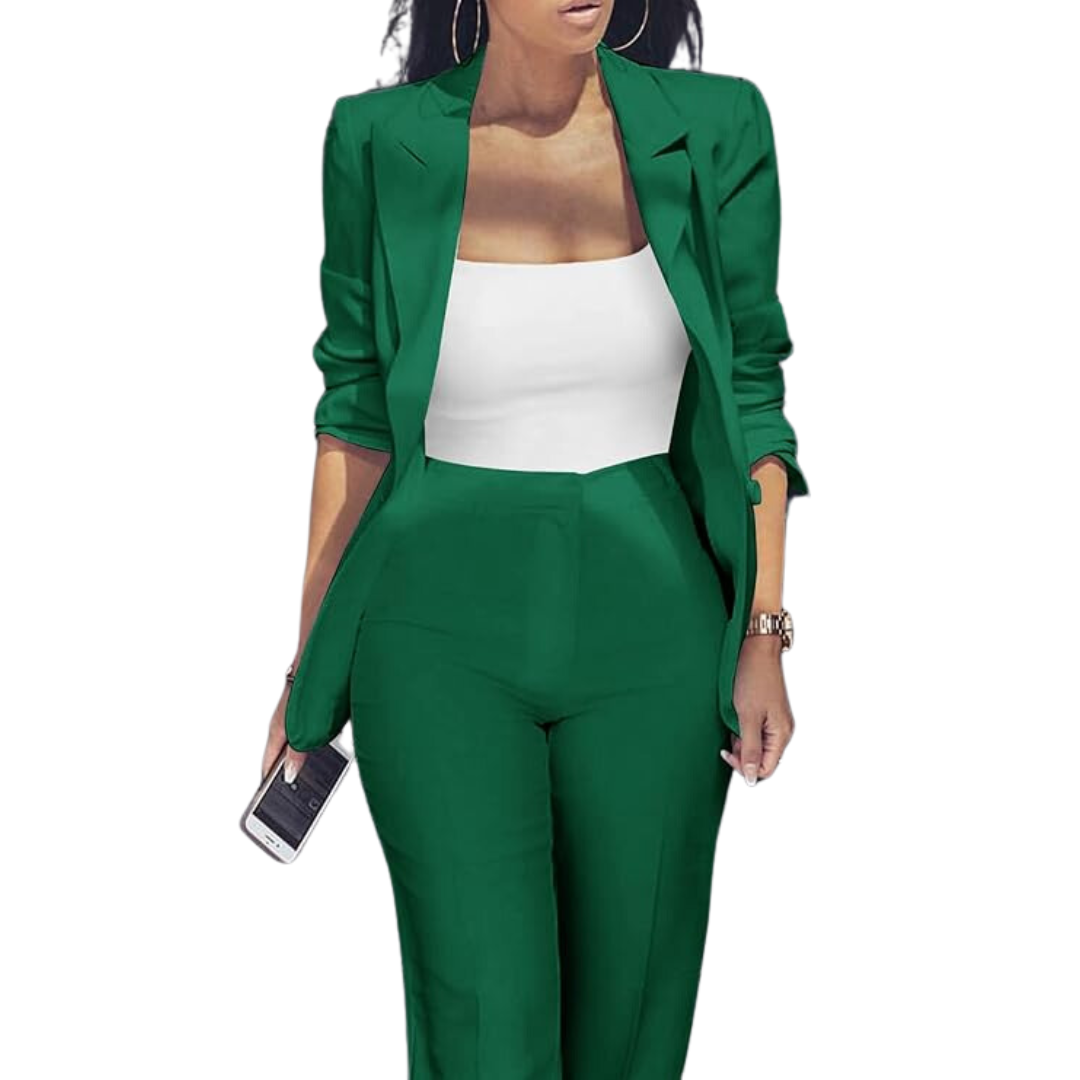 Trendy Dames Blazer Set - Quina