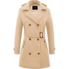 Dames Gewatteerde Wintertrenchcoat met Capuchon - Nina