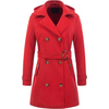 Dames Gewatteerde Wintertrenchcoat met Capuchon - Nina