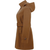 Dames Gewatteerde Wintertrenchcoat met Capuchon - Nina