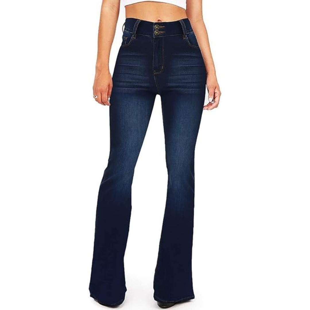 High-Waisted Flared Dames Jeans – Stella