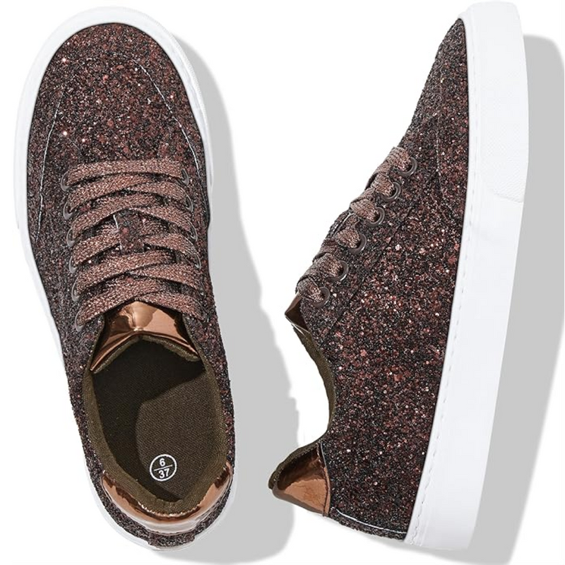 Glitter Sparkly Vetersneakers - Anna