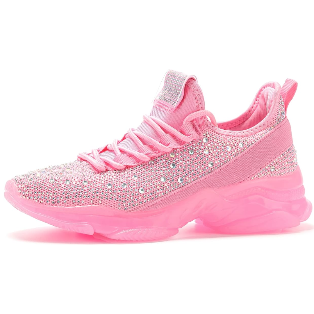 Sprankelende Rhinestone Slip-On Sneakers - Elise