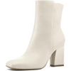 Chunky Block Heel Enkellaarsjes - Jamie