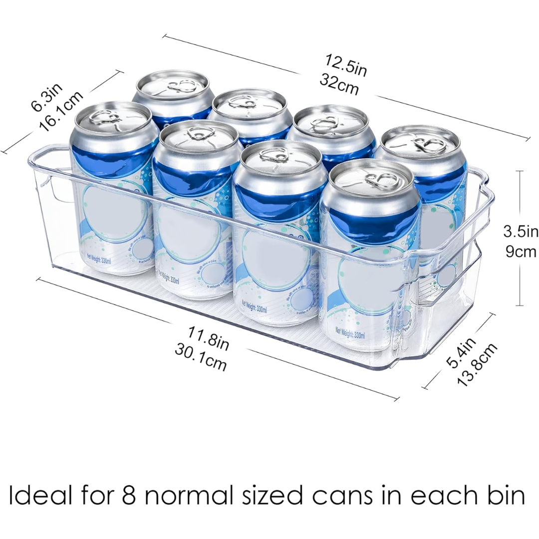 Transparante Opbergboxen voor de Koelkast (4 Stuks) - CoolOrganize