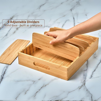Bamboe Keuken Organizer voor Dekselopslag - TopKeeper