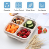 Bento-Style 4-Vaks Meal Prep Boxen (4-Pack) - Bento4You