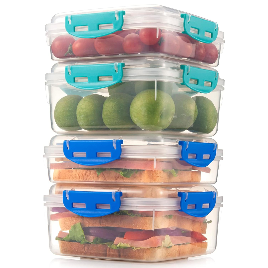 Luchtdichte Lunchtrommels (4-Pack) - LunchVault