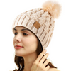 Comfortabele Winter Pom Beanie - Yvonne