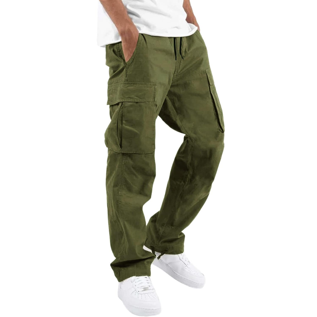 Heren Katoenen Cargo Joggers - Arno