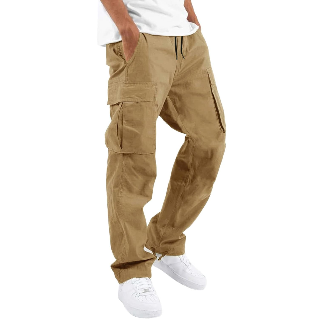 Heren Katoenen Cargo Joggers - Arno