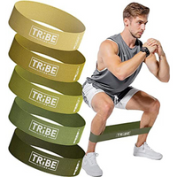 Taśmy oporowe do ćwiczeń – zestaw 5 sztuk