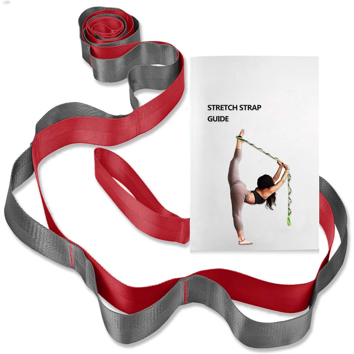 Yoga Stretch Band met 12 Lussen