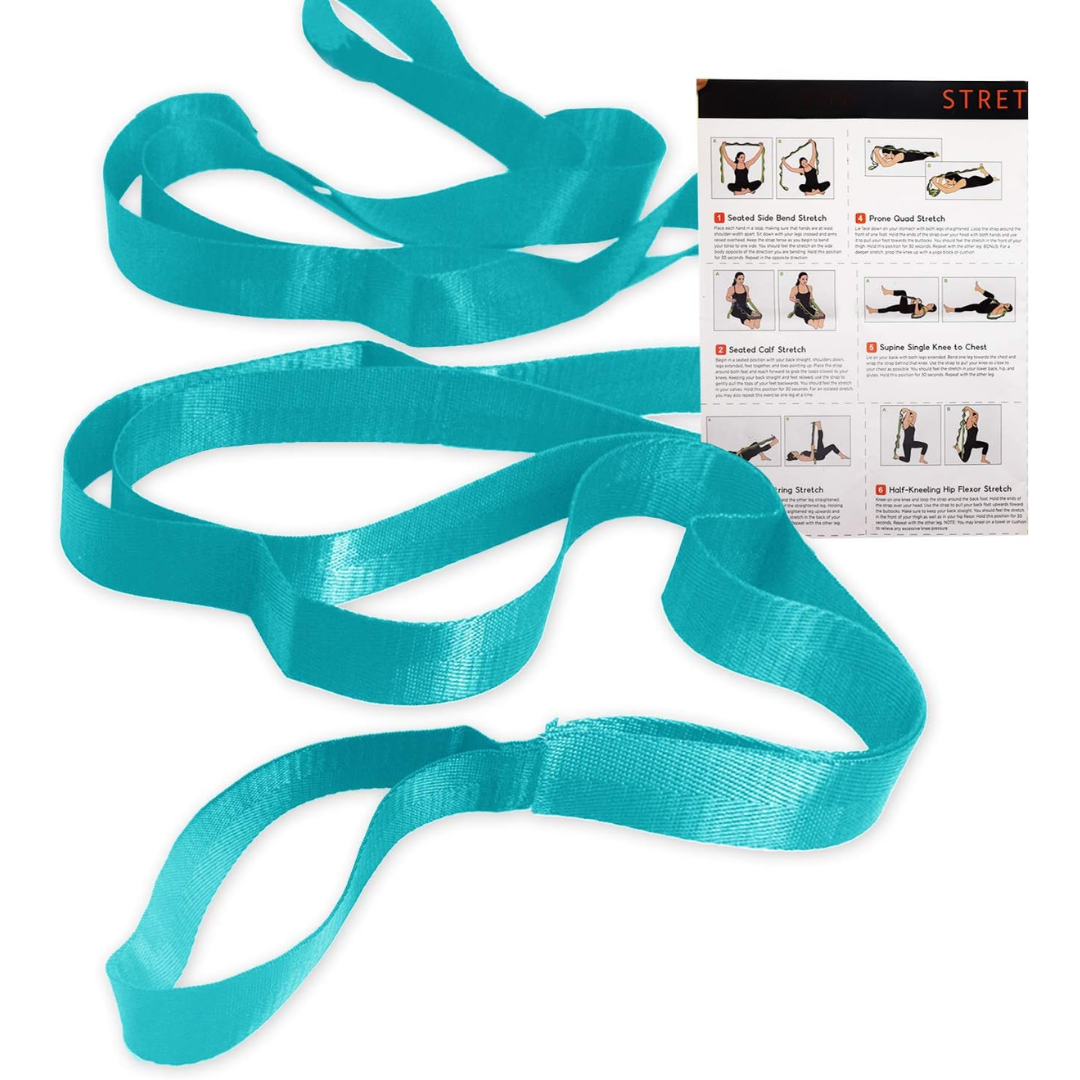 Yoga Stretch Band met 12 Lussen
