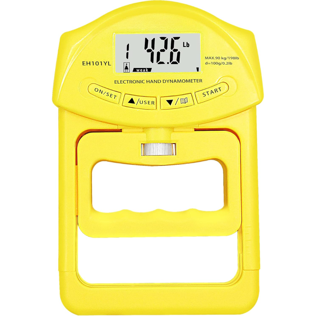 Digitale Hand Dynamometer Grip Krachtmeter - 90Kg Capaciteit