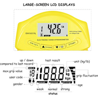 Digitale Hand Dynamometer Grip Krachtmeter - 90Kg Capaciteit