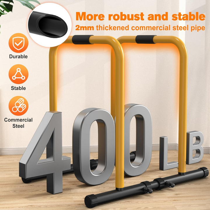 Zware Dip Station & Push-up Stand voor Thuisfitness