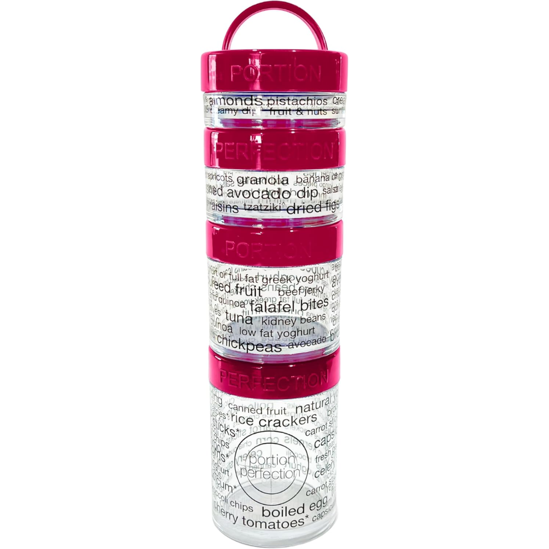 100-Calorie Snack Portiecontrole Containers - Stapelbare Set
