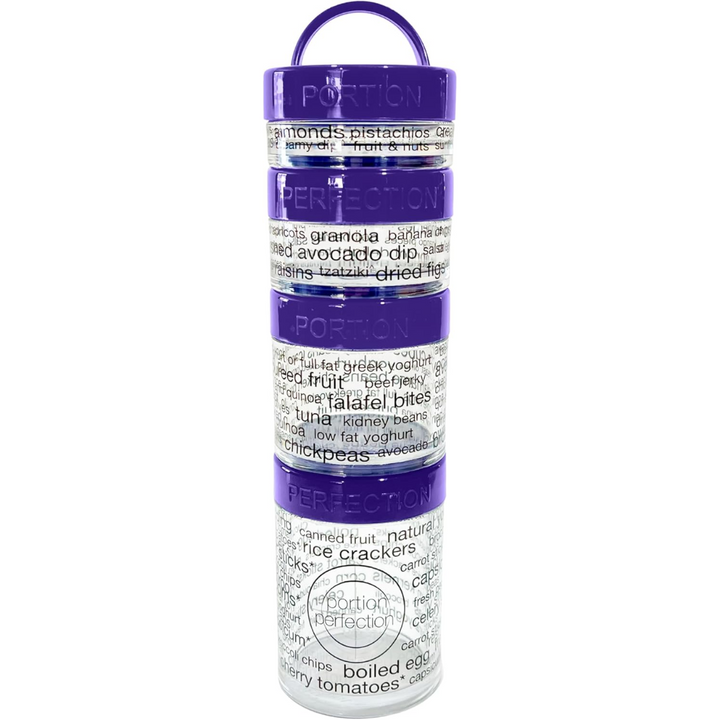 100-Calorie Snack Portiecontrole Containers - Stapelbare Set