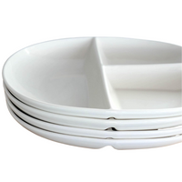 Portion Control Bord voor Diabetische & Bariatrische Dieet - Porselein
