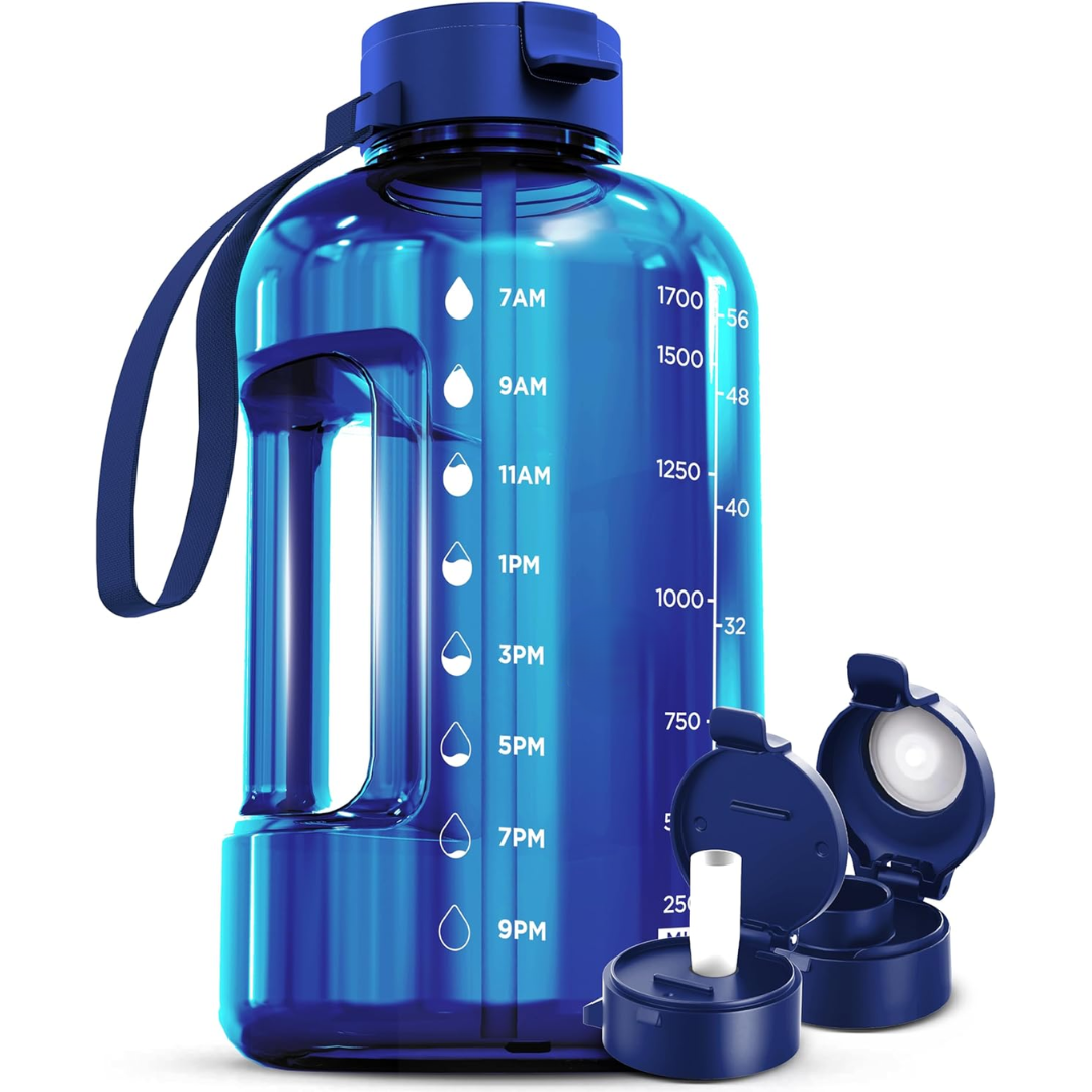 2L Waterfles met Tijdsmarkering – BPA-vrij