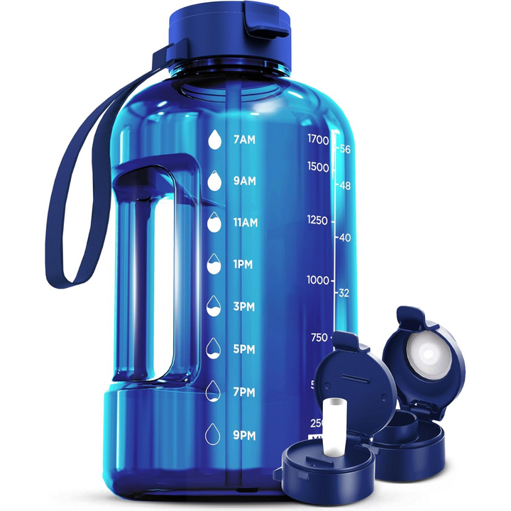 2L Waterfles met Tijdsmarkering – BPA-vrij