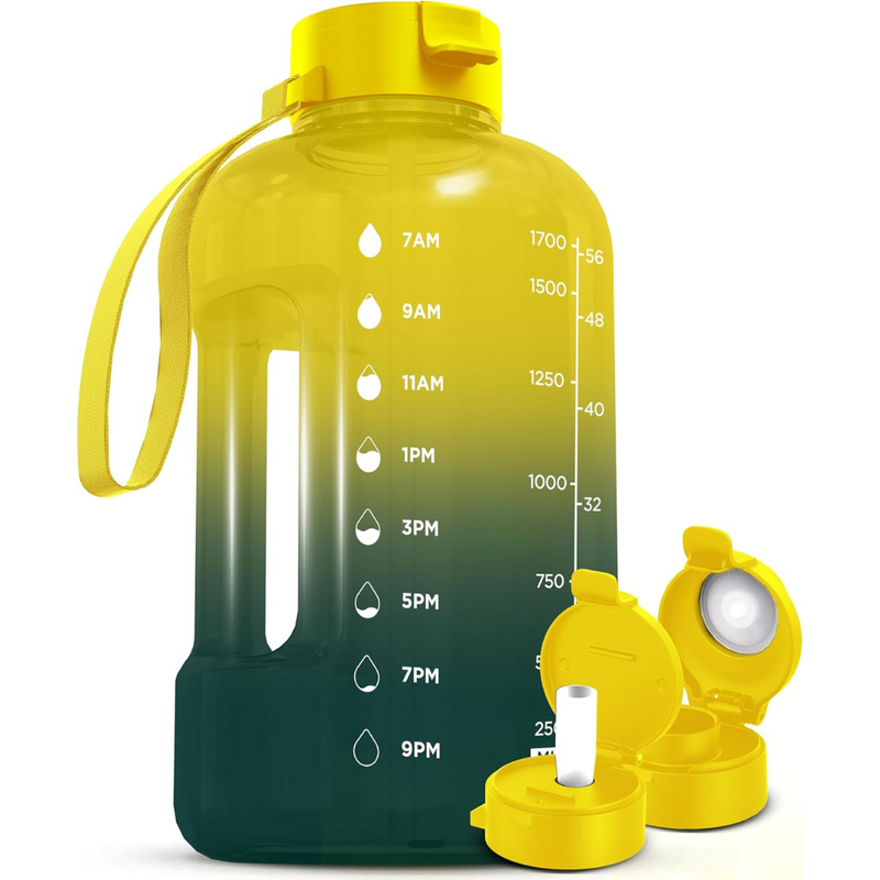 2L Waterfles met Tijdsmarkering – BPA-vrij