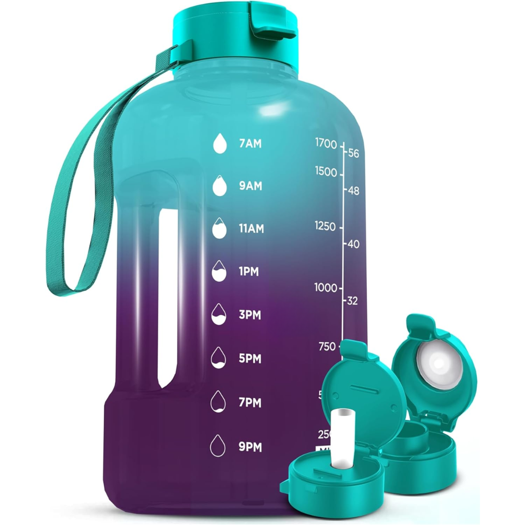 2L Waterfles met Tijdsmarkering – BPA-vrij