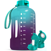 2L Waterfles met Tijdsmarkering – BPA-vrij