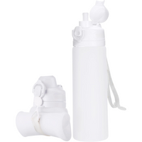 Inklapbare 600 ml Silicone Waterfles - Lekvrij & BPA-vrij