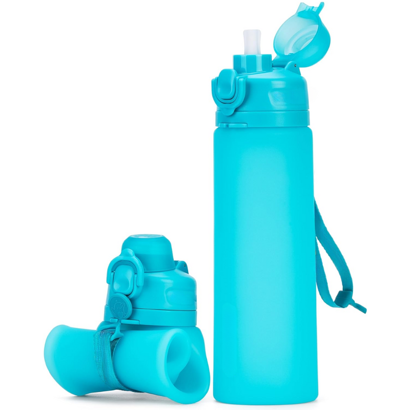 Inklapbare 600 ml Silicone Waterfles - Lekvrij & BPA-vrij