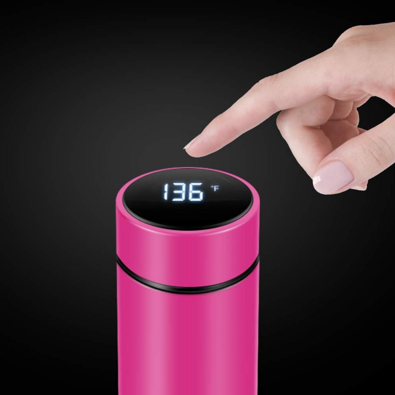 Slimme Geïsoleerde Fles met LED Temperatuurweergave