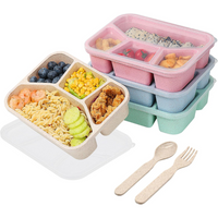 4-Pack Bento Snackdozen – 4 Compartimenten