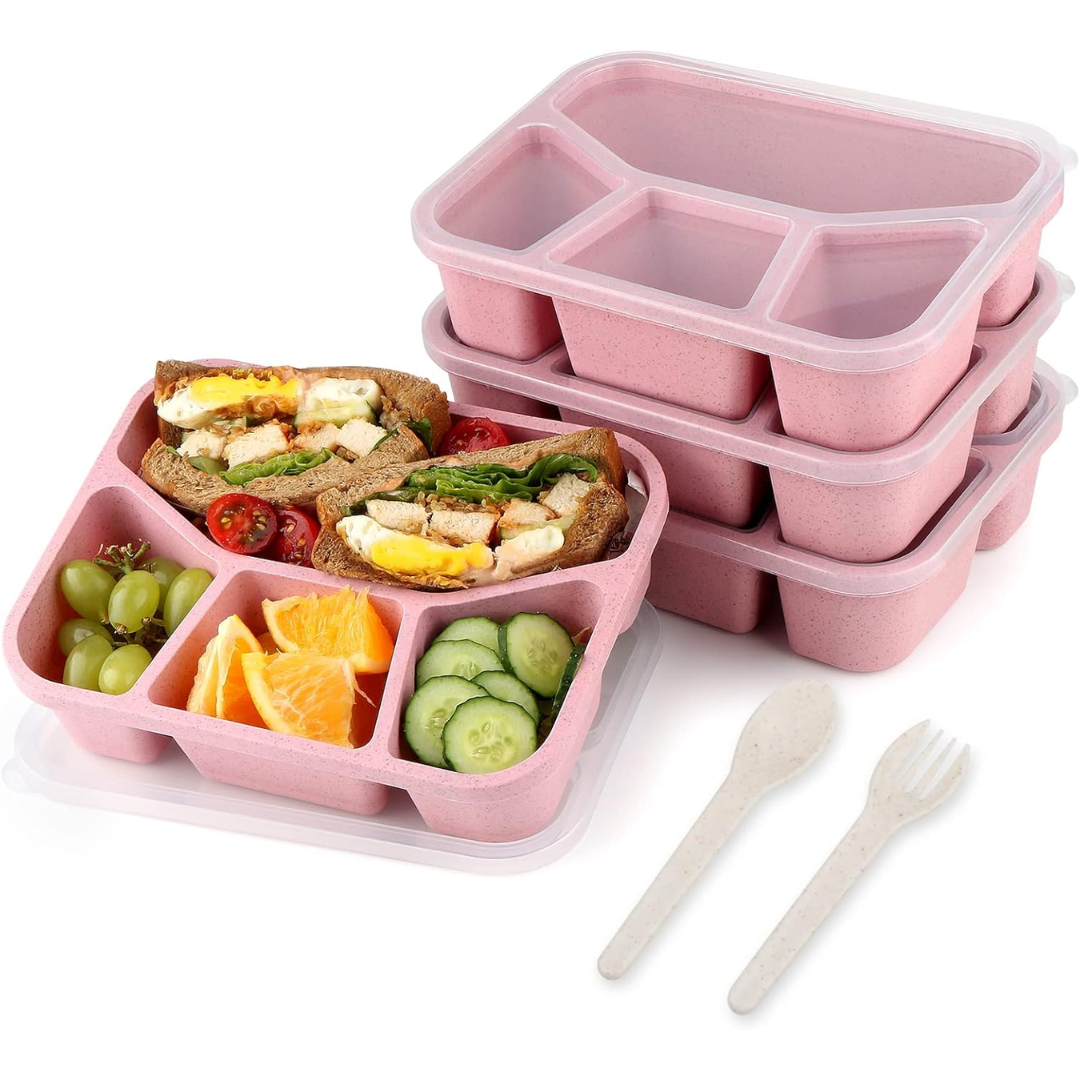 4-Pack Bento Snackdozen – 4 Compartimenten