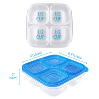 6-Pack Herbruikbare Bento Box Maaltijd Prep Set