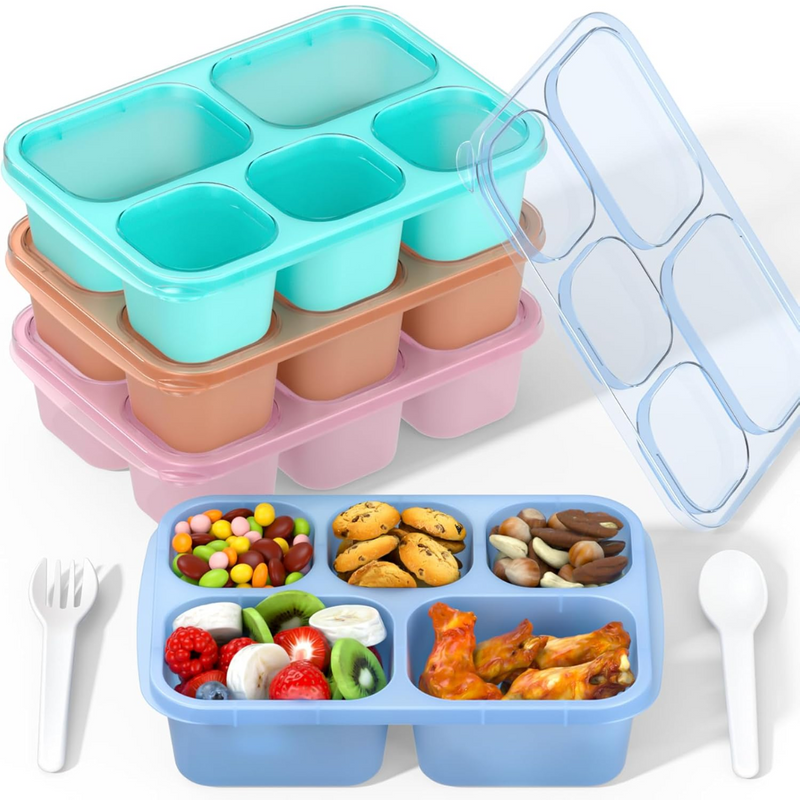 Bento Box Maaltijd Prep Containers - 4-Pack